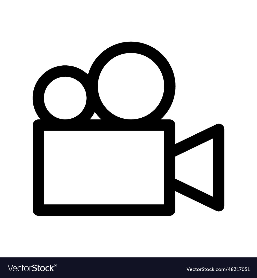 Video camera icon Royalty Free Vector Image - VectorStock