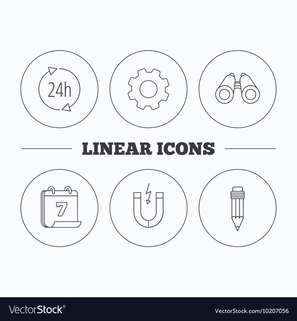 24h service pencil and magnet icons