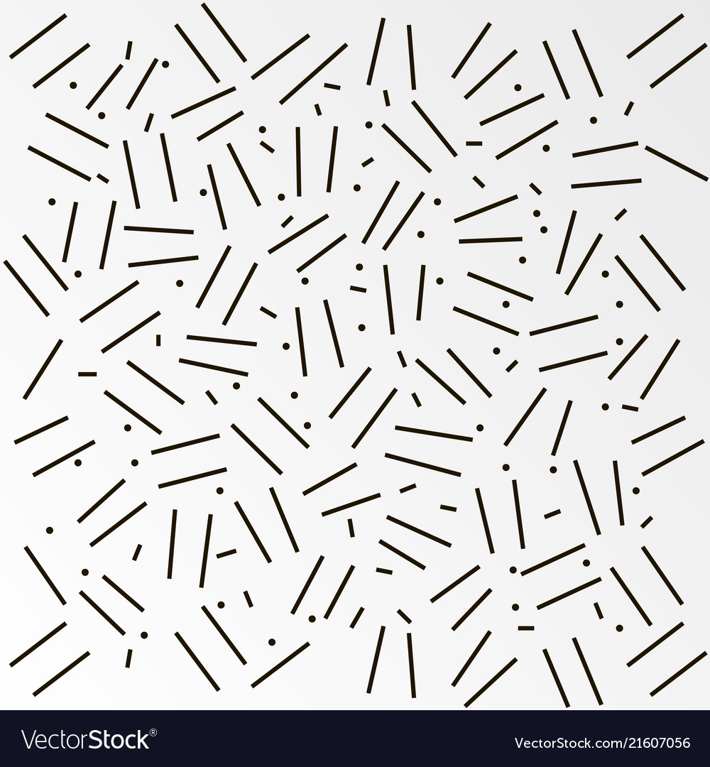 Abstract Dot and Line Pattern