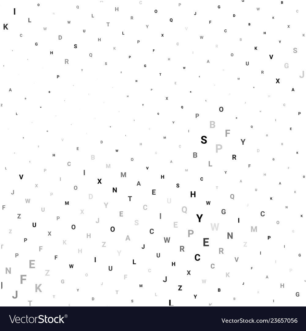 Abstract halftone texture with letters vector image Abstract halftone texture with letters