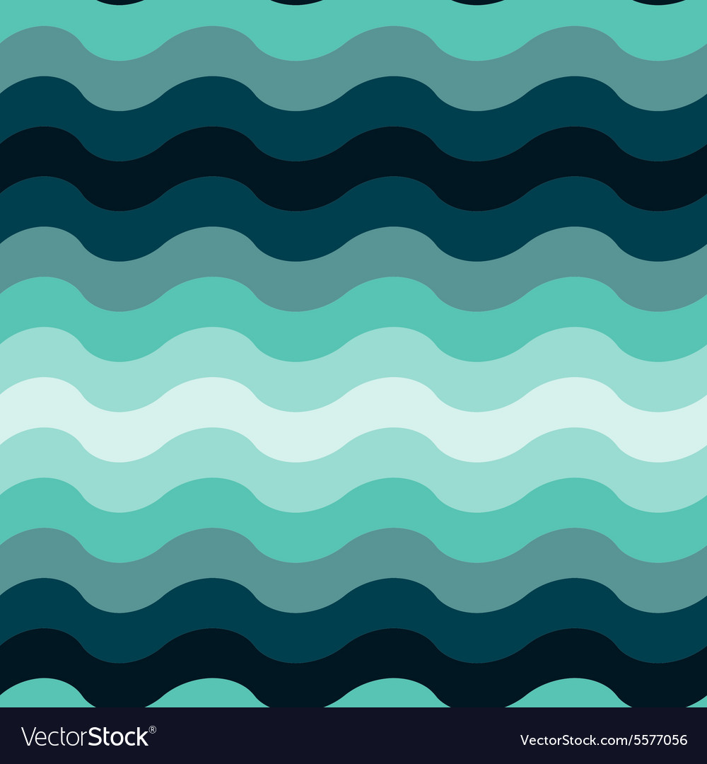 Abstract wavy ocean seamless pattern background