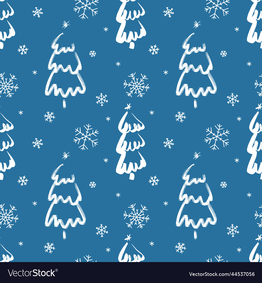 Christmas Tree Snowflake Pattern