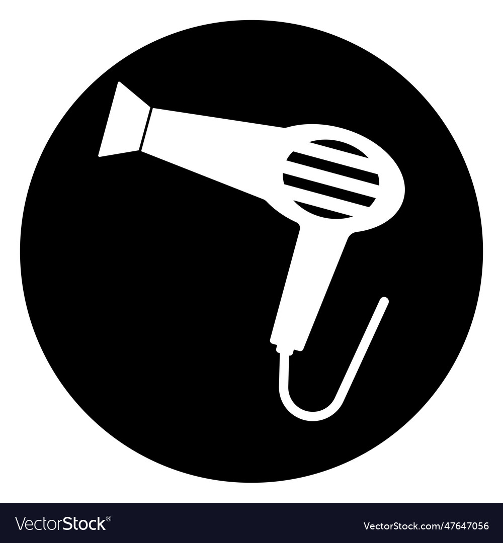 Hair dryer icon