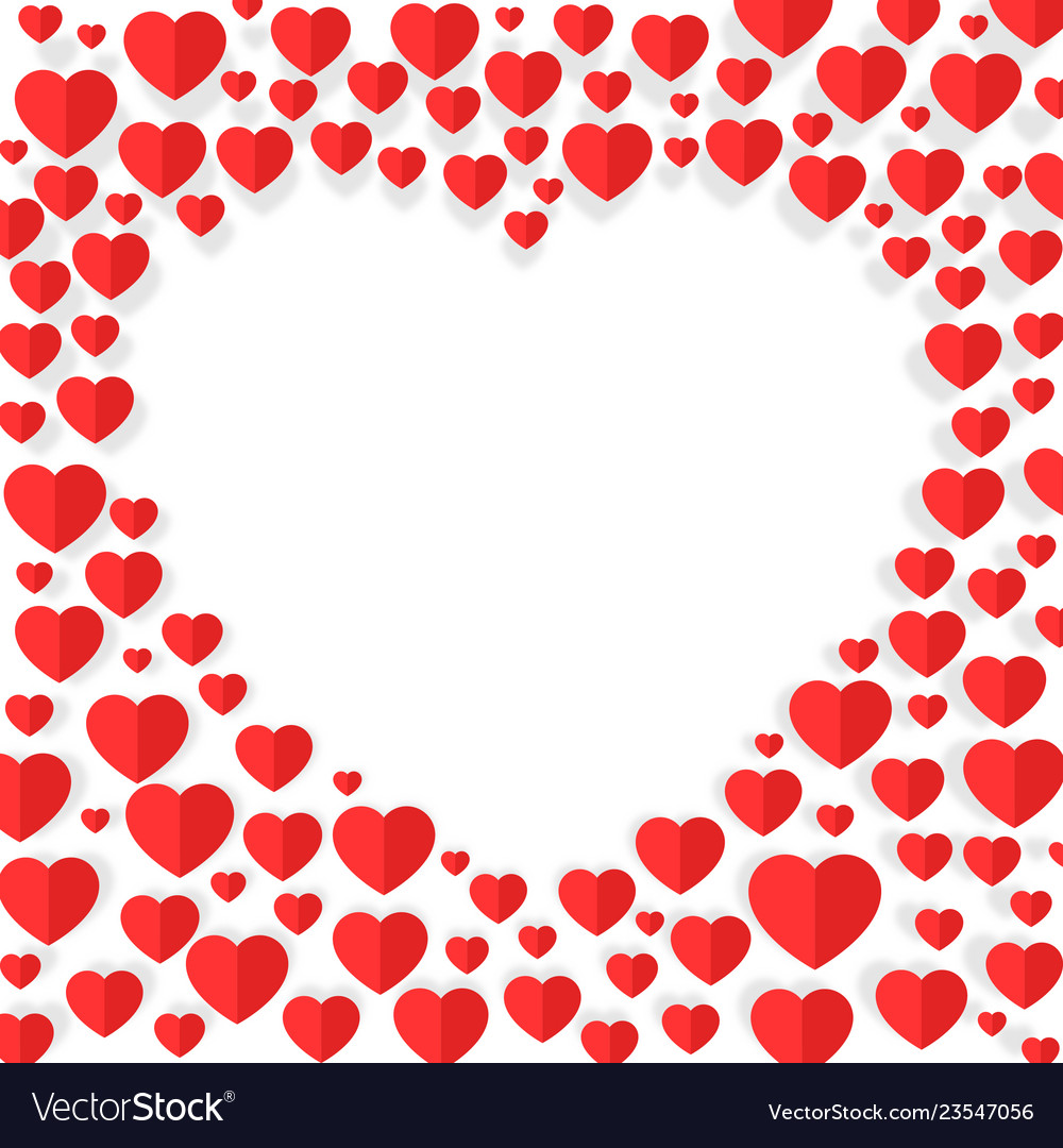 Download Hearts frame Royalty Free Vector Image - VectorStock