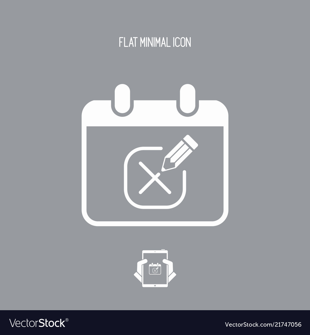 Save the date - minimal icon