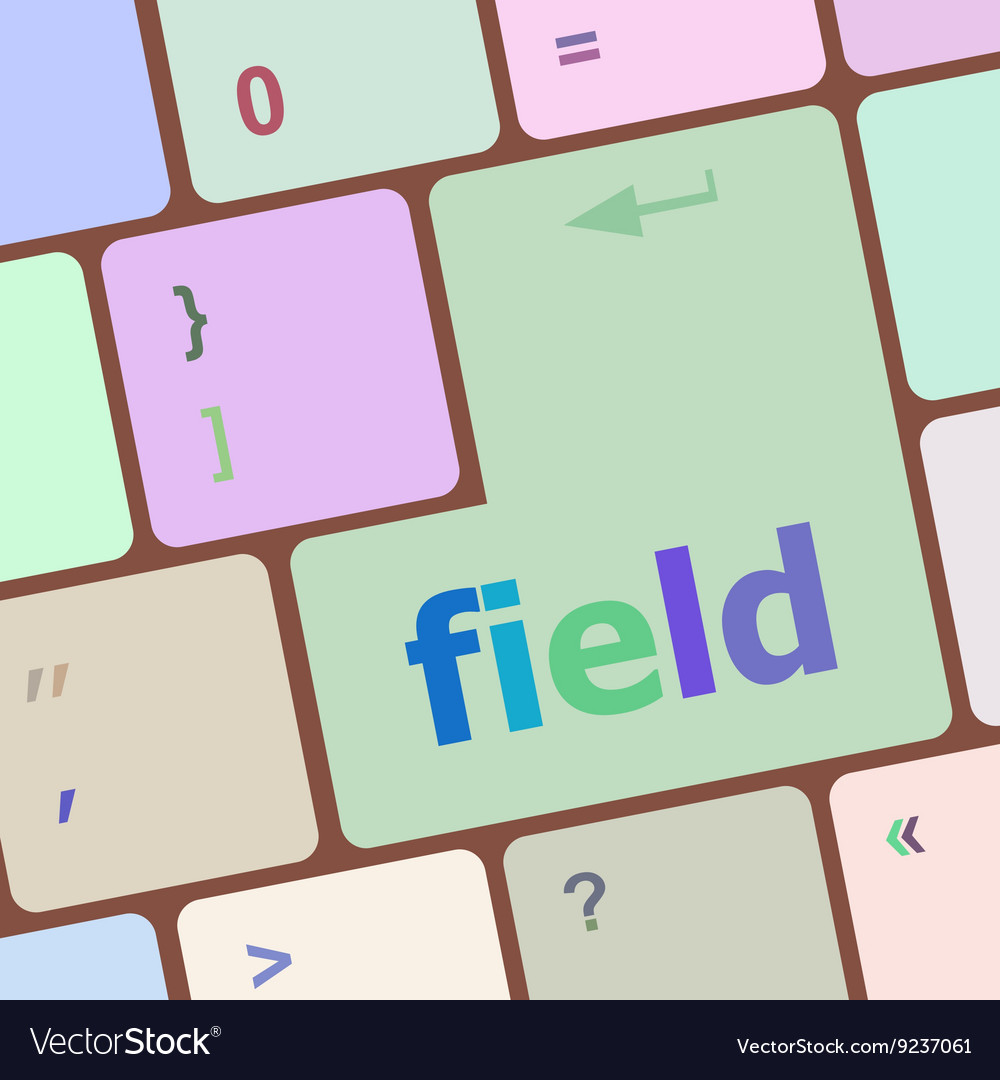 Feldwort auf Tastatur Key Notebook Computer