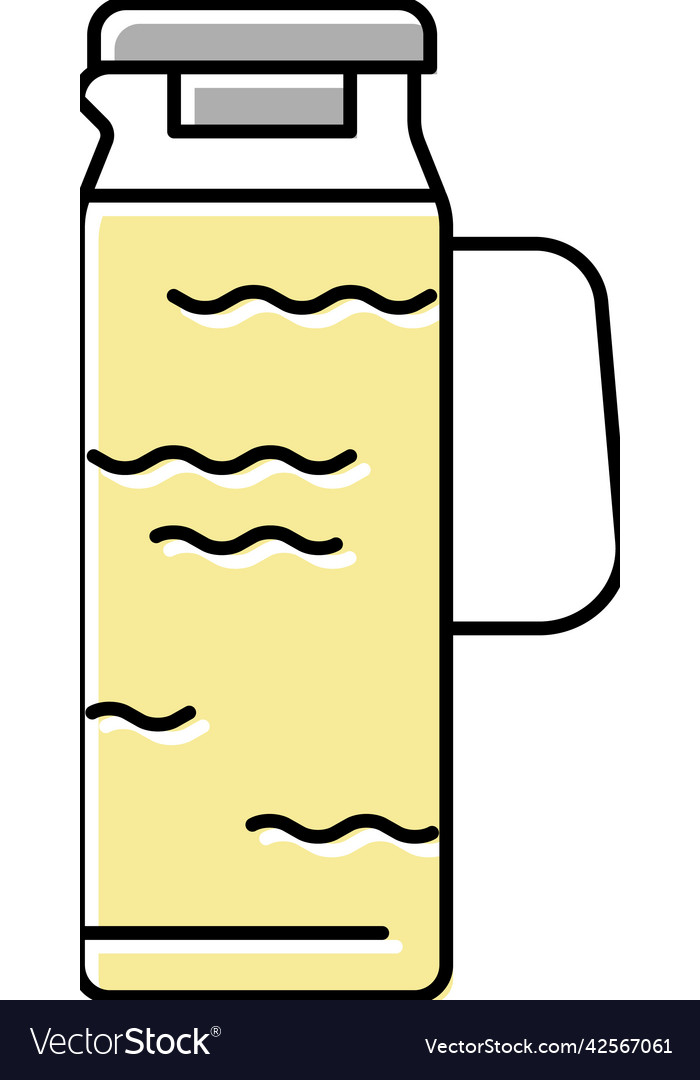 Iced tea pitcher color icon Vector Image Iced tea pitcher color icon