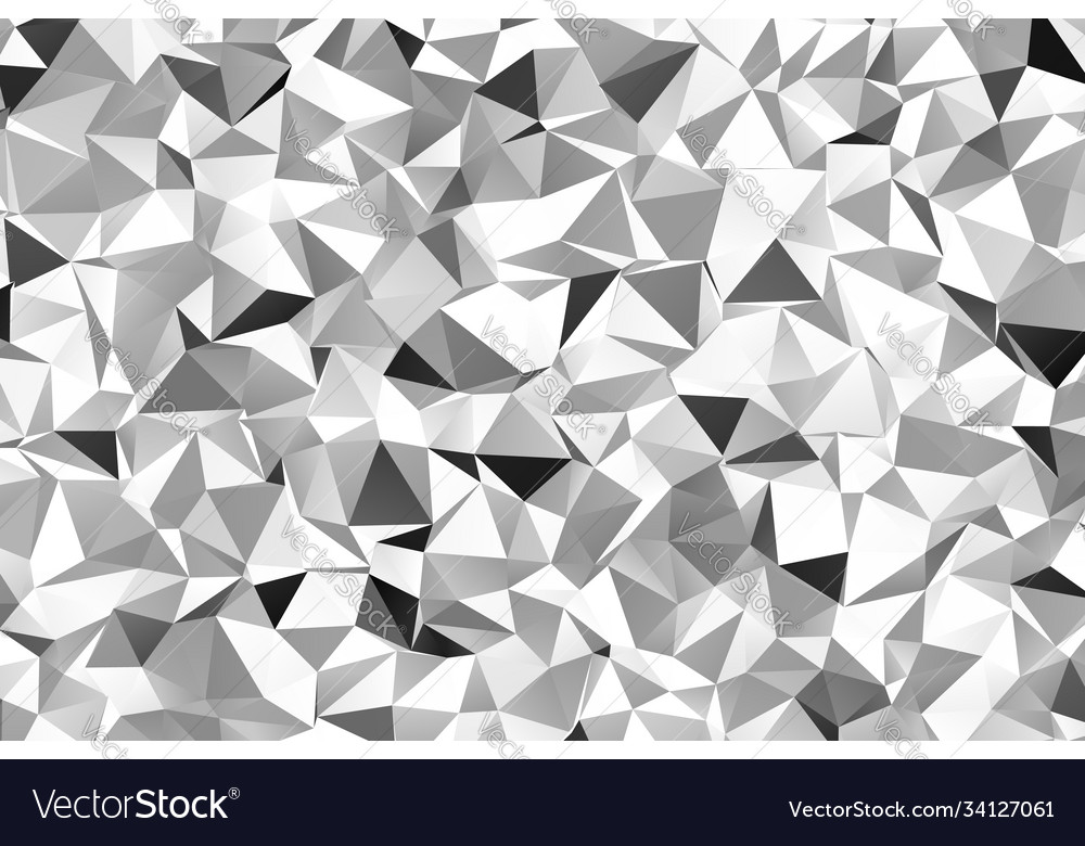 Low poly triangular triangles background shatter vector image Low poly triangular triangles background shatter
