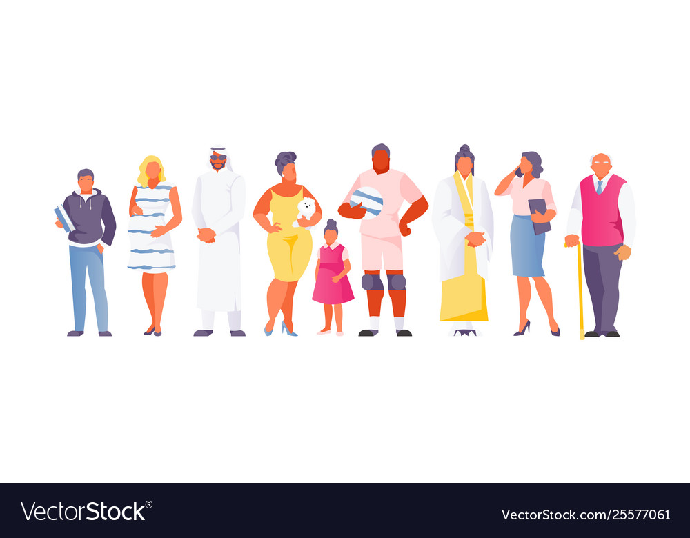 multicultural-society-royalty-free-vector-image