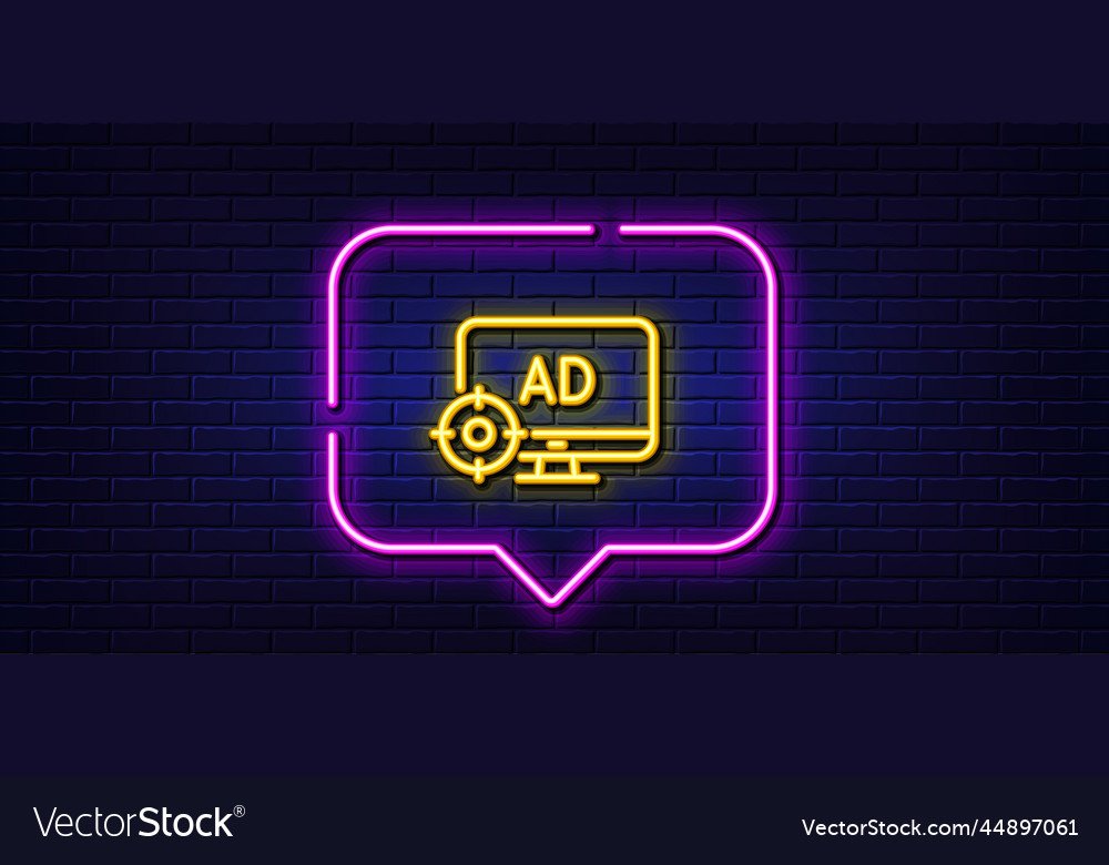 Seo adblock line icon search engine optimization