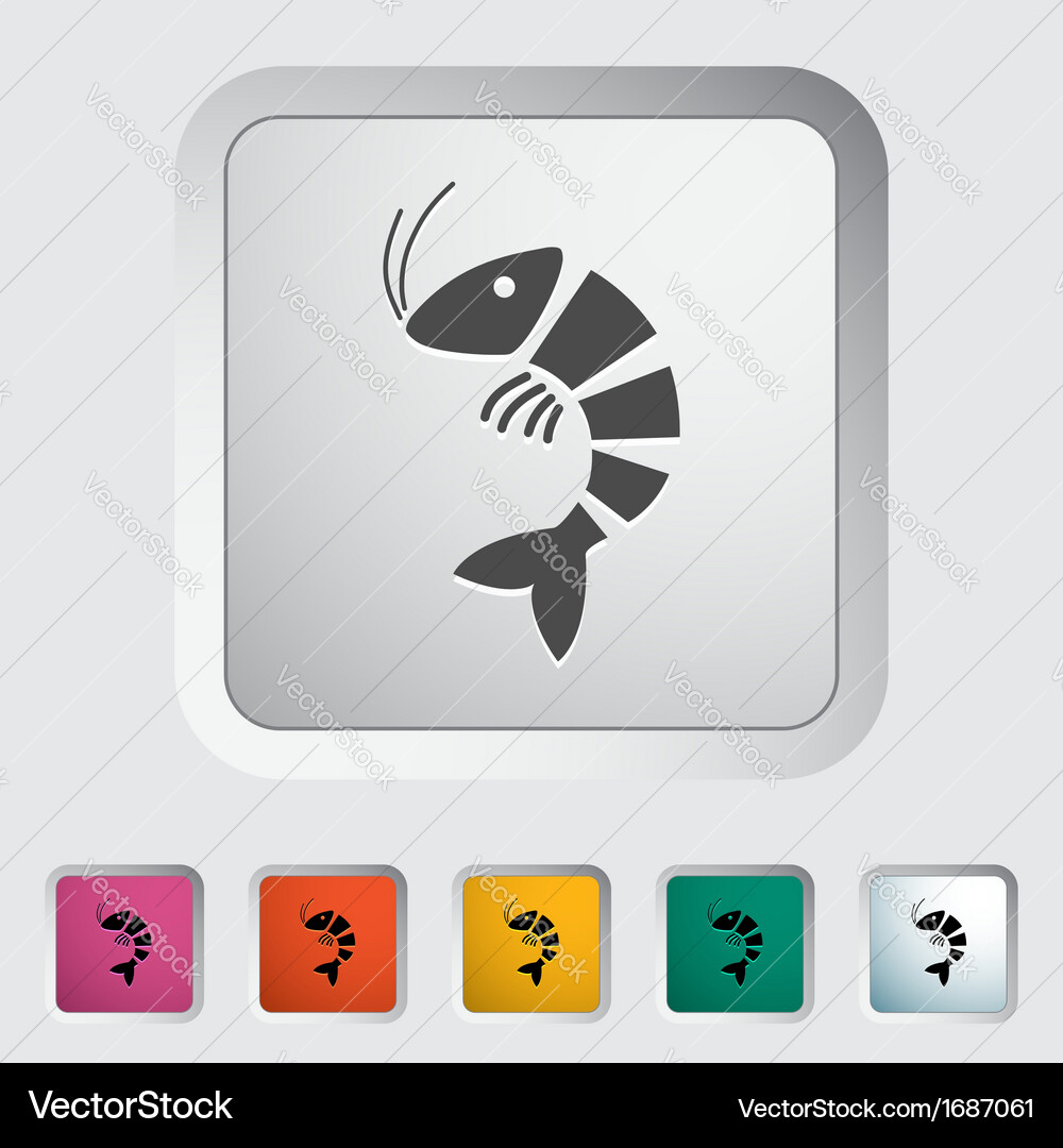 Shrimp Royalty Free Vector Image - VectorStock