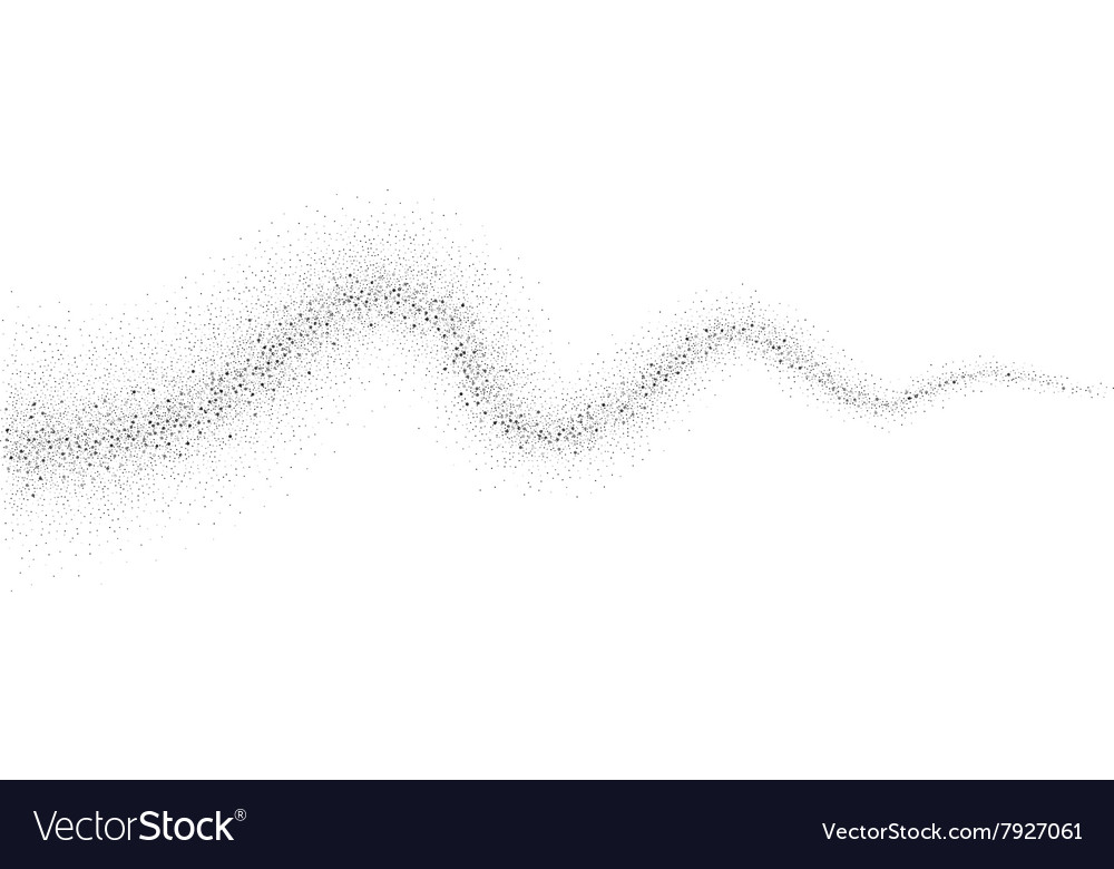 Silver Glitter Wave Background