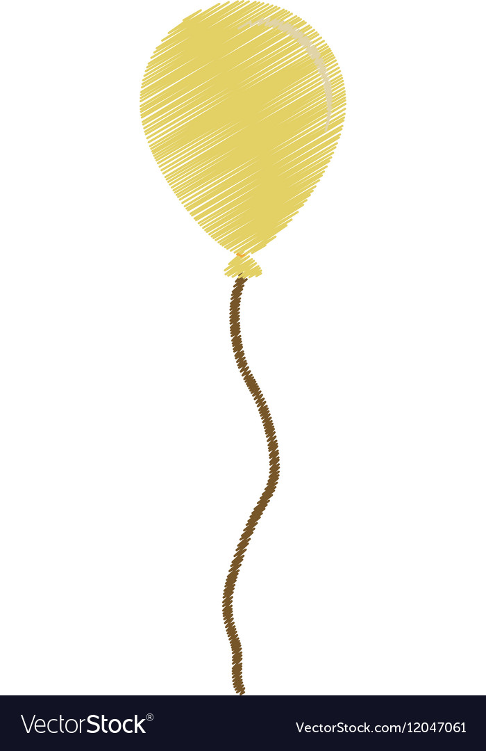 Yellow balloon icon