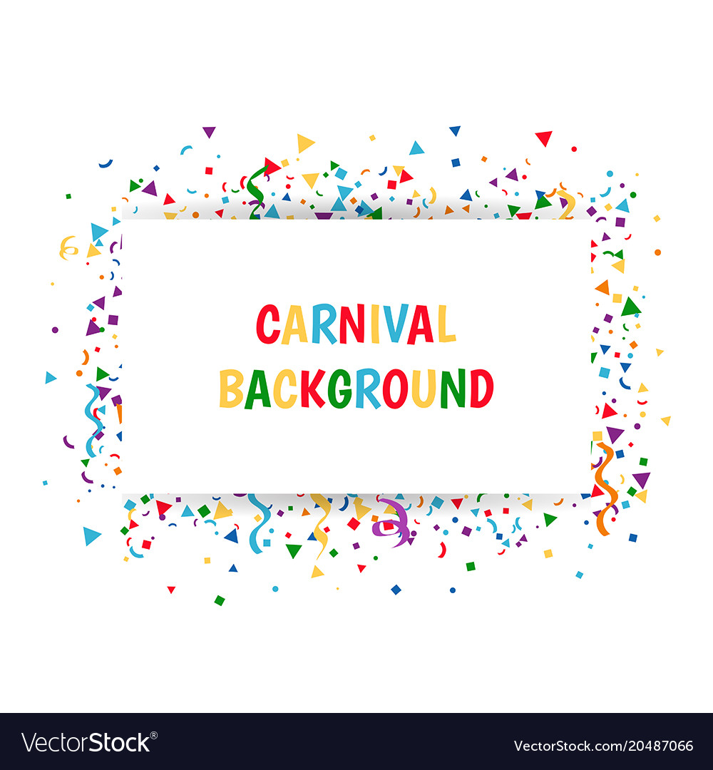 Abstract background with confetti