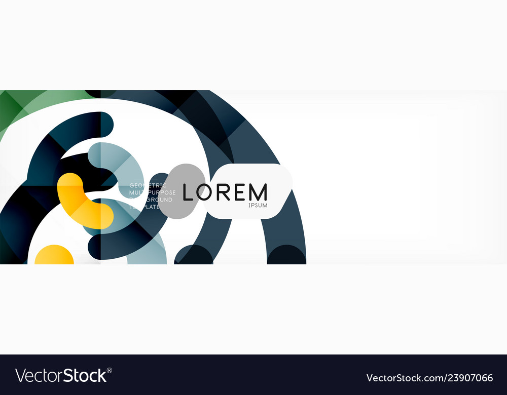 Linear design circle background