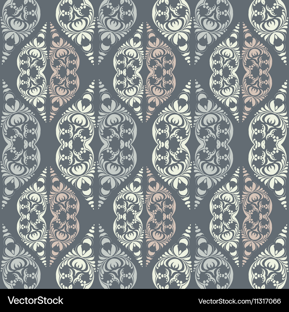 Seamless ornament pattern tile Royalty Free Vector Image