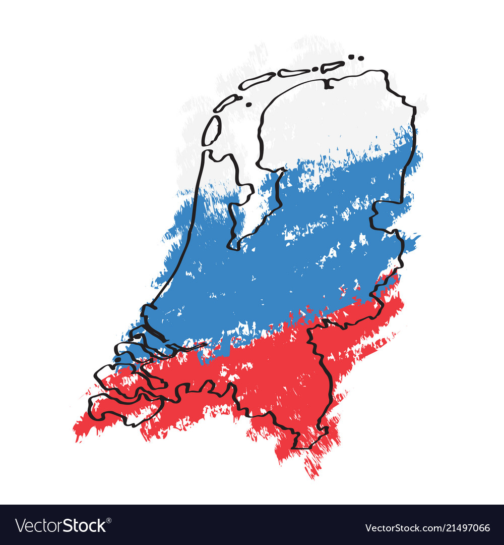 Sketch of a map the netherlands