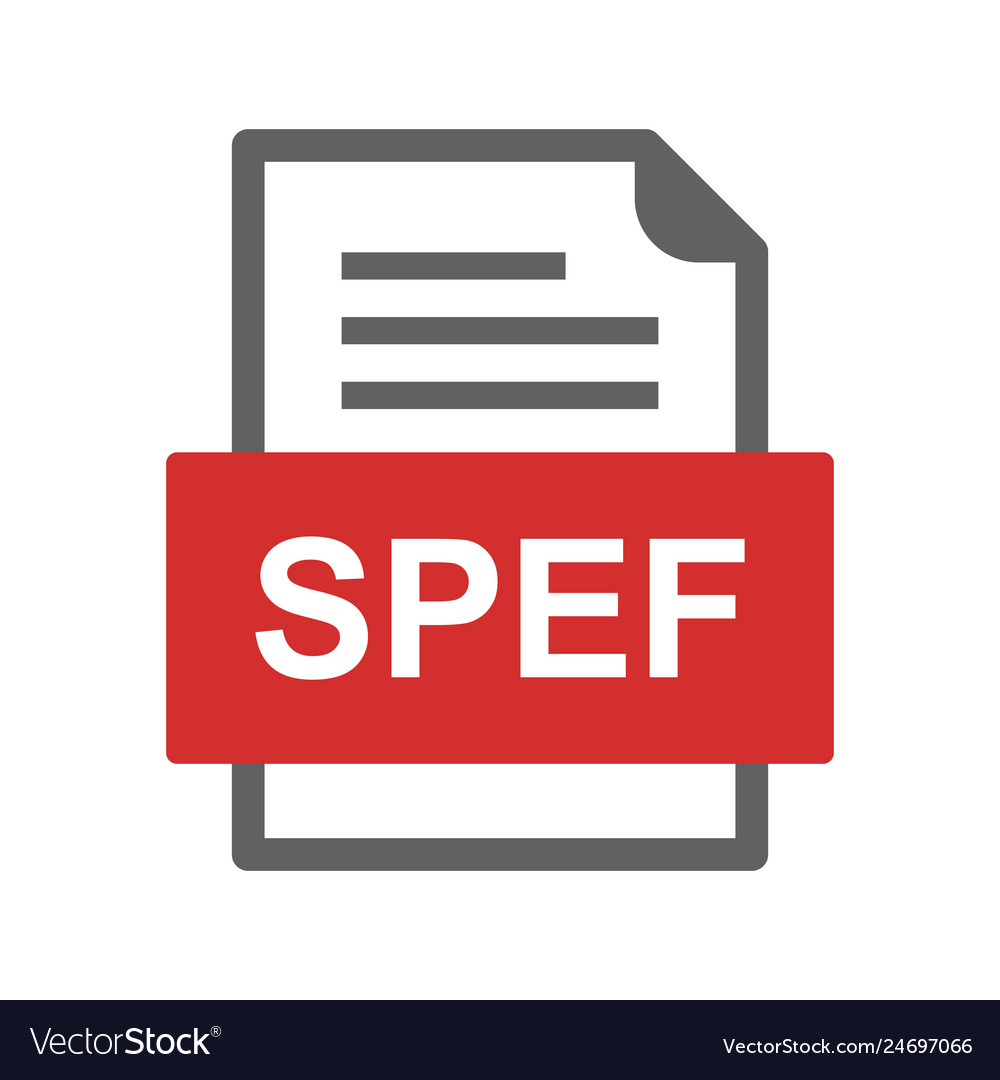 Spef file document icon