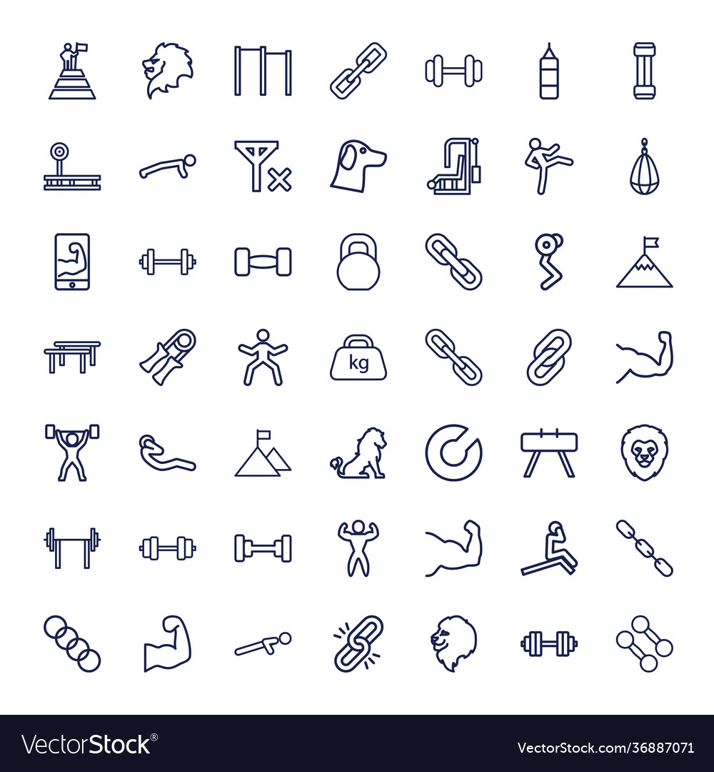 49 strength icons