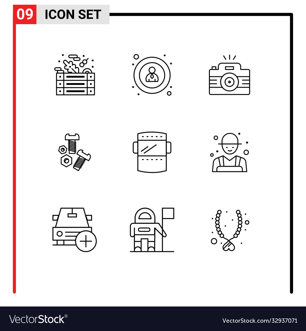 9 universal outlines set for web and mobile