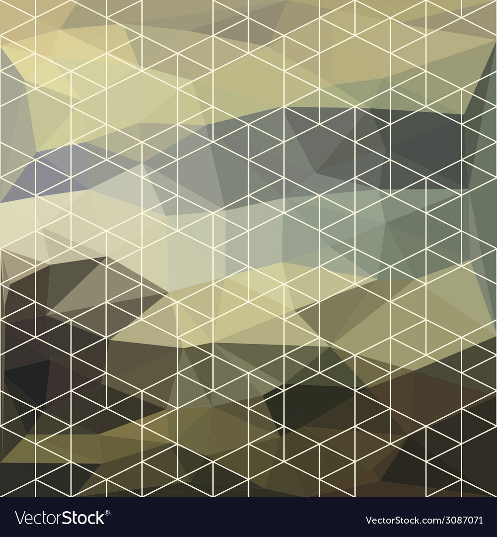 Abstract triangle geometrical multicolored