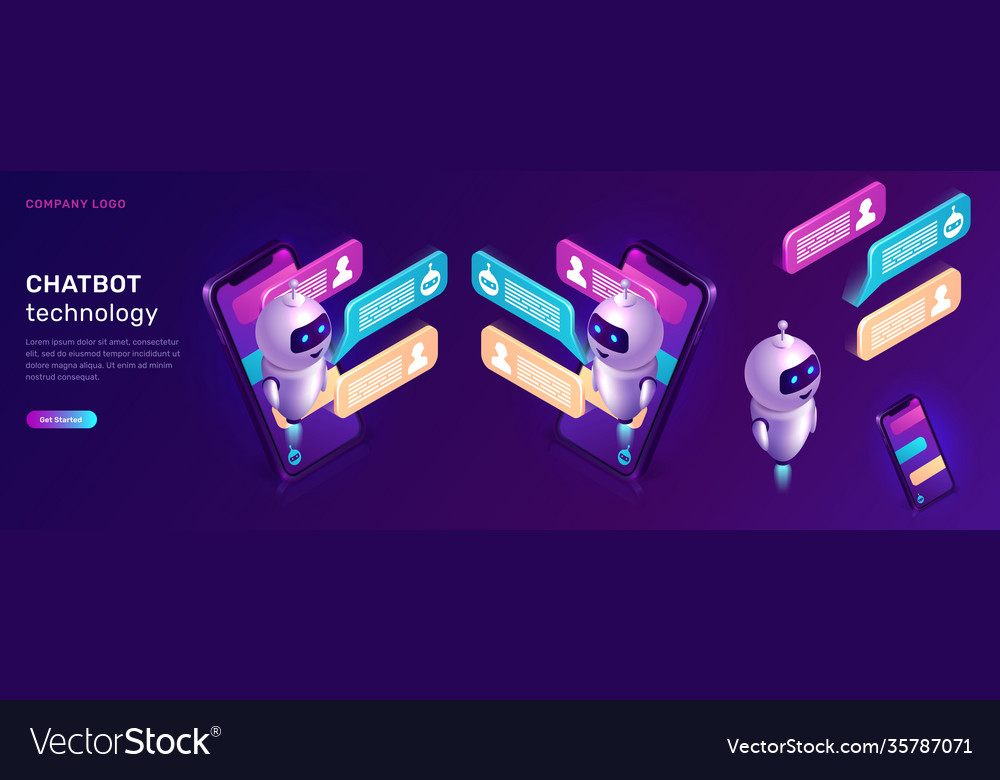 Chatbot technology artificial intelligence concept