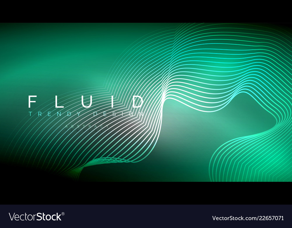 Digital flowing wave particles abstract background