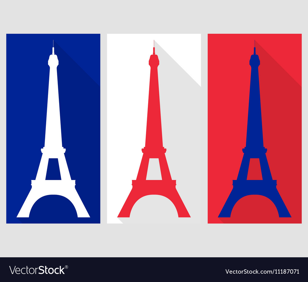 Eiffel tower flat icon