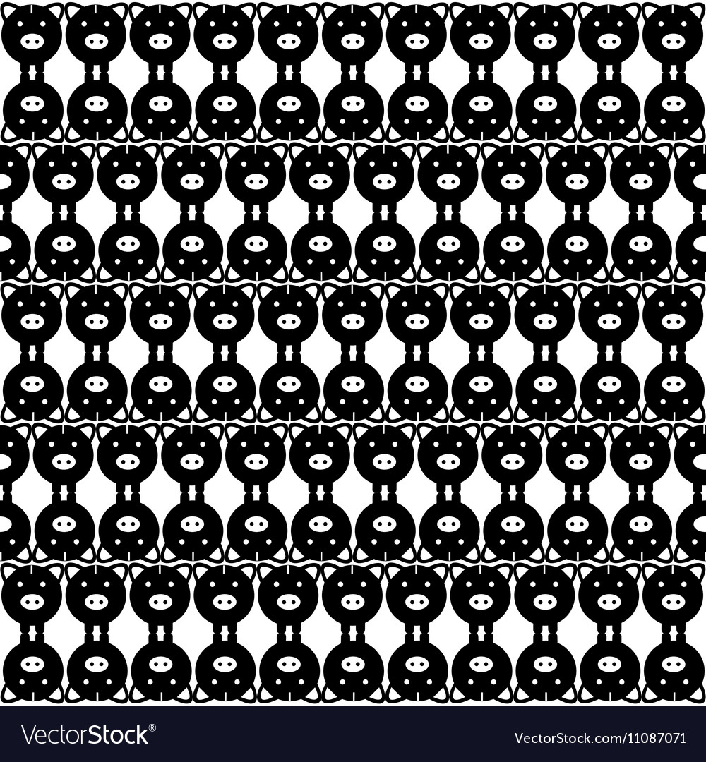 Piggy bank seamless pattern abstract background