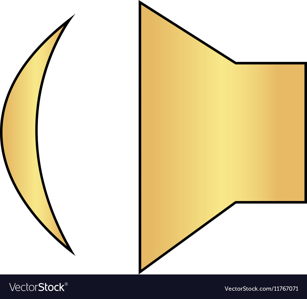 Speaker computer symbol