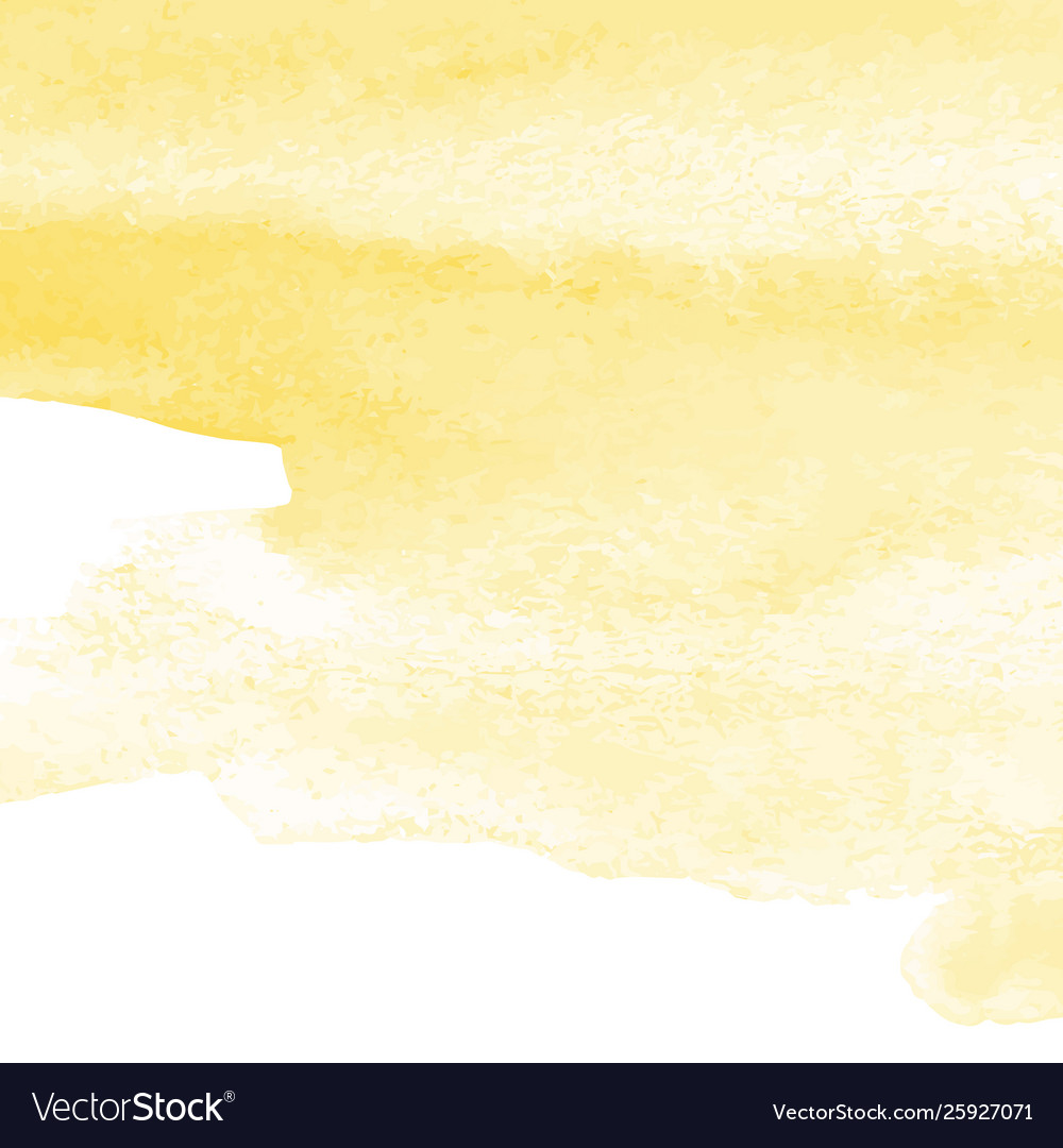 Yellow watercolor texture background hand painted