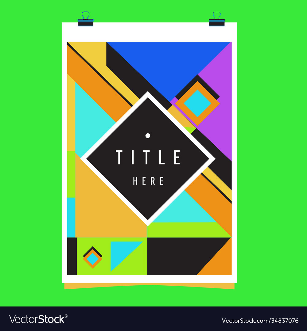 Abstract colorful geometric pattern background