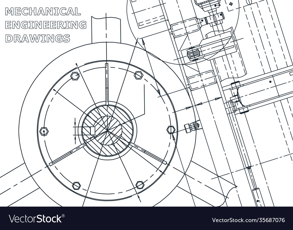 Cover flyer banner engineering blueprint