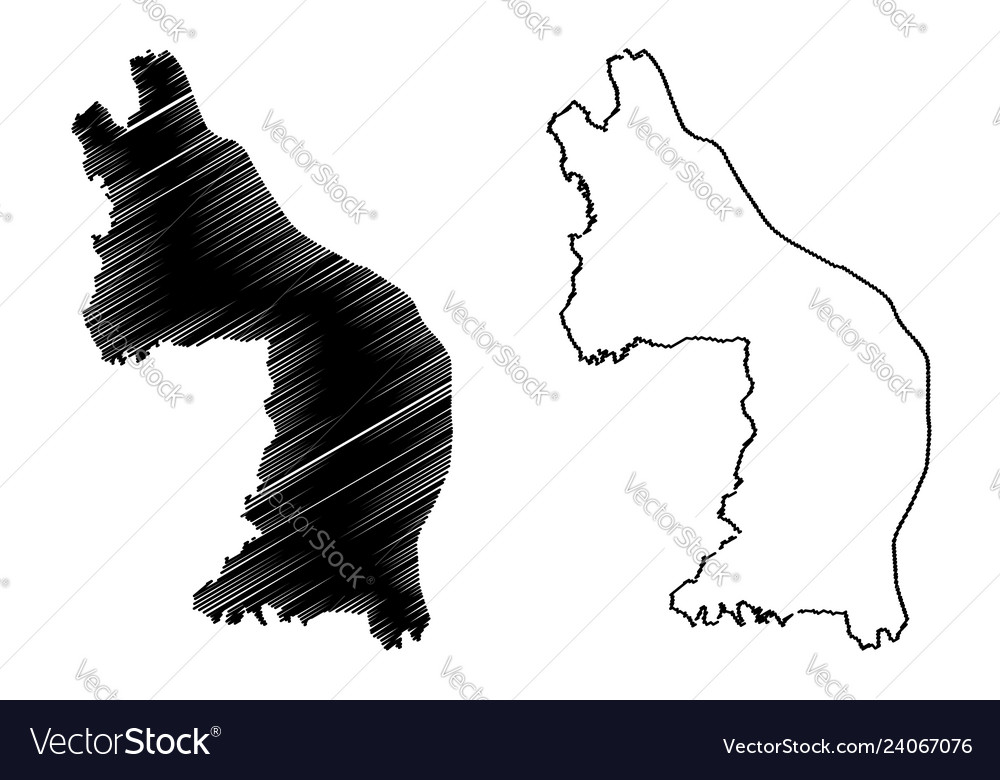 Nakhon phanom province map Royalty Free Vector Image