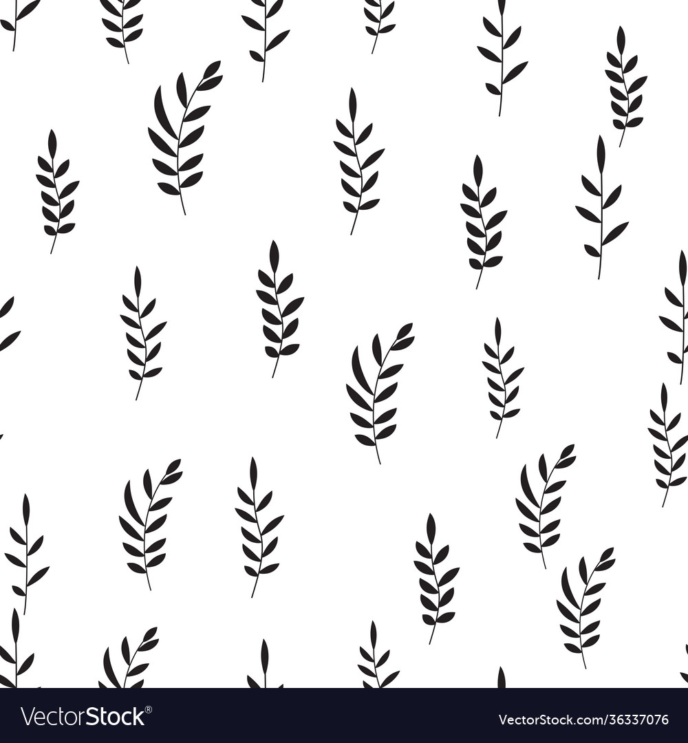 Simple Leaf Pattern Background
