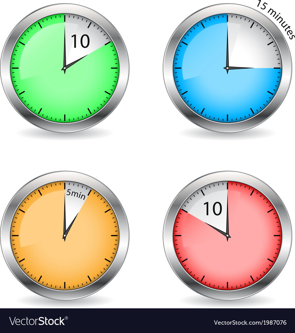 Timers Royalty Free Vector Image - VectorStock