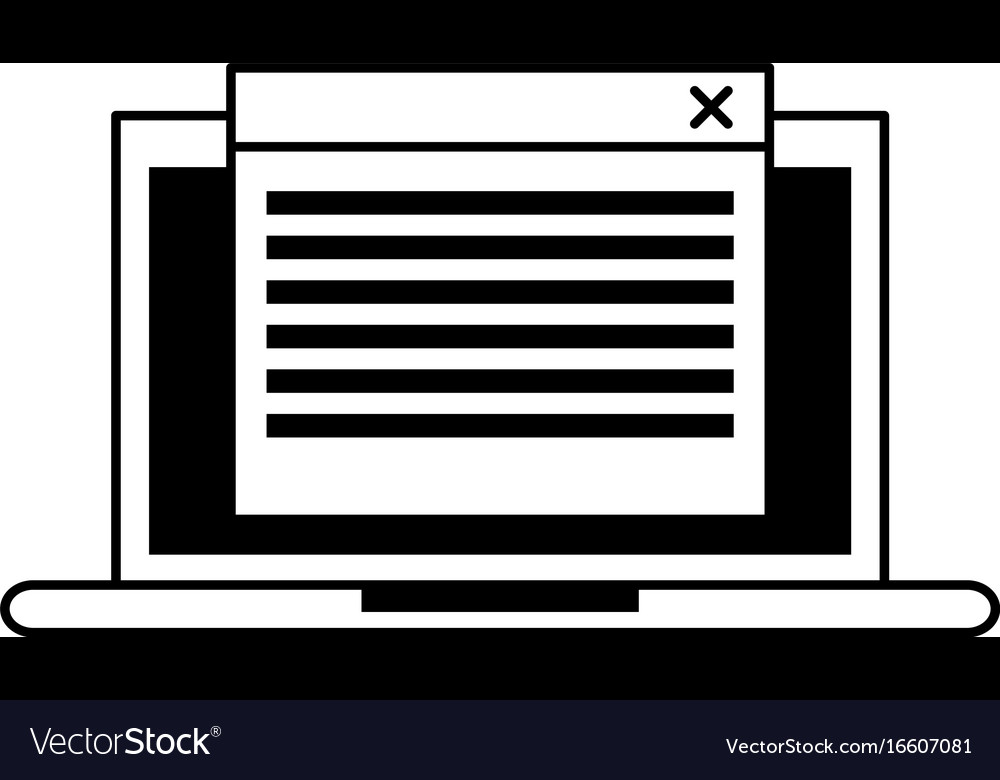 Laptop computer icon image