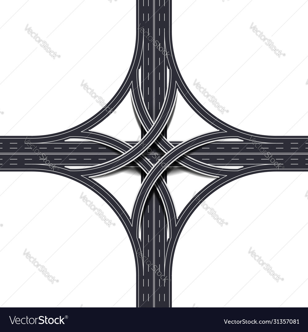 Multi-Level Highway Interchange