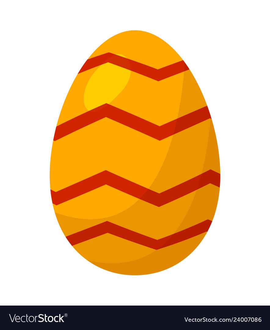 Easter egg symbol icon design Royalty Free Vector Image