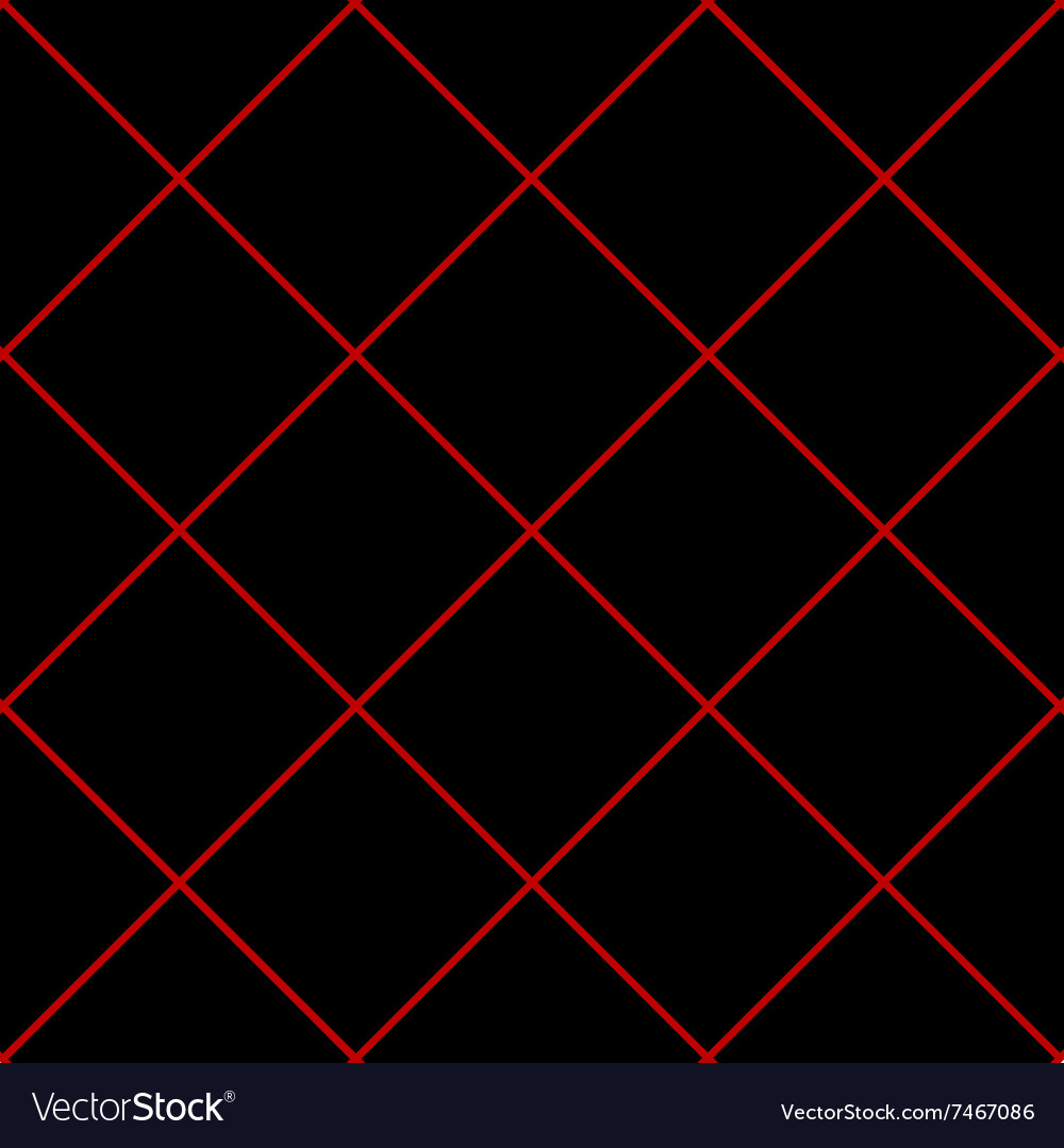 Red Diamond Grid Pattern