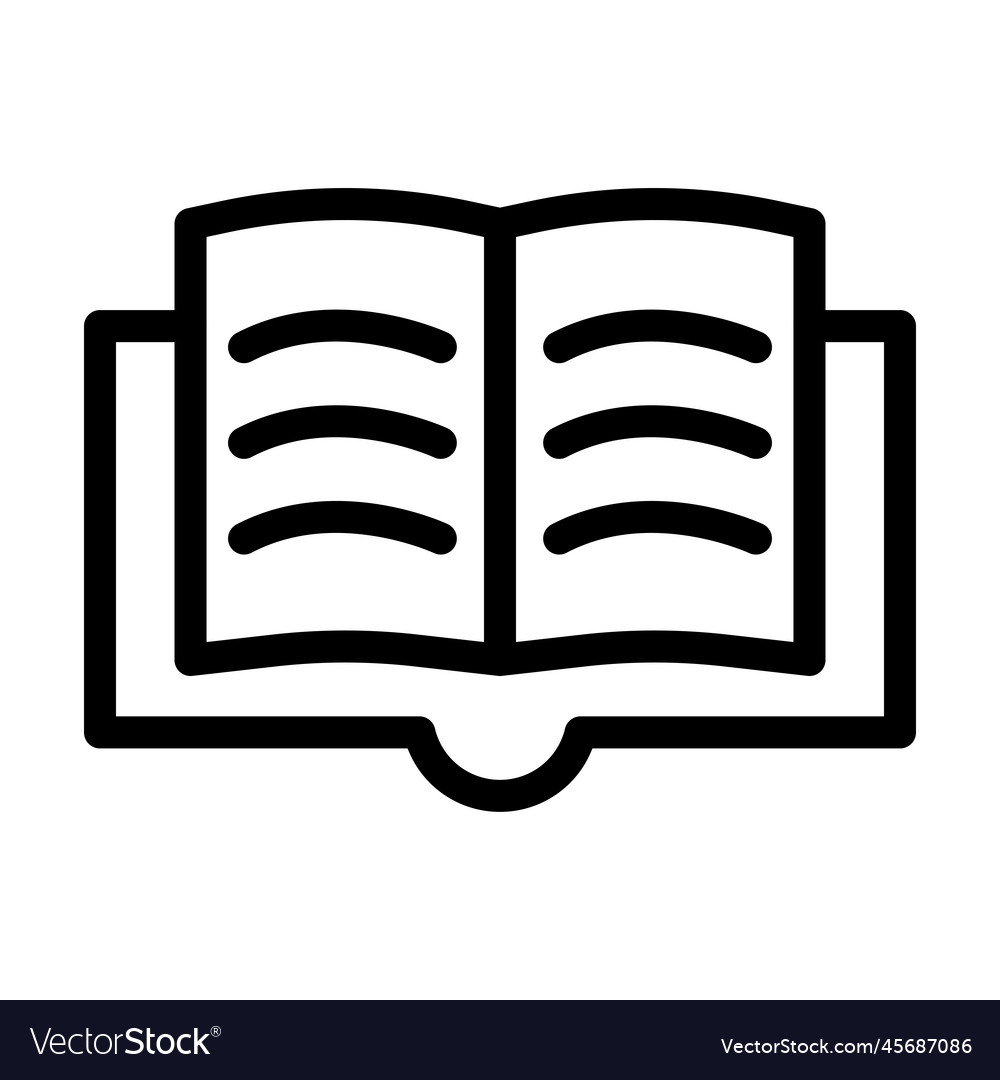 Storytelling thick line icon