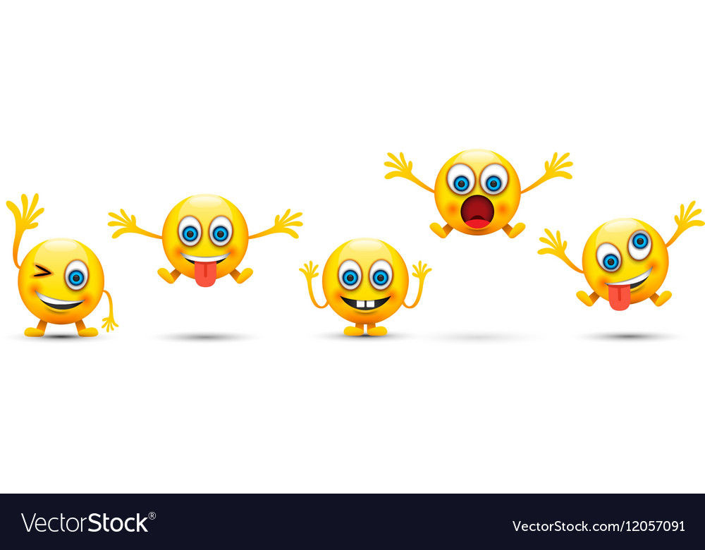 Emoji line Royalty Free Vector Image VectorStock