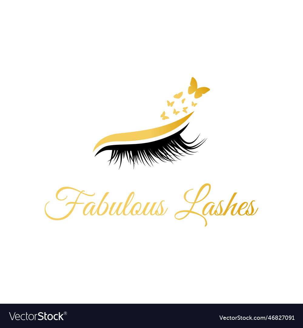 Lash master logo for beauty studio