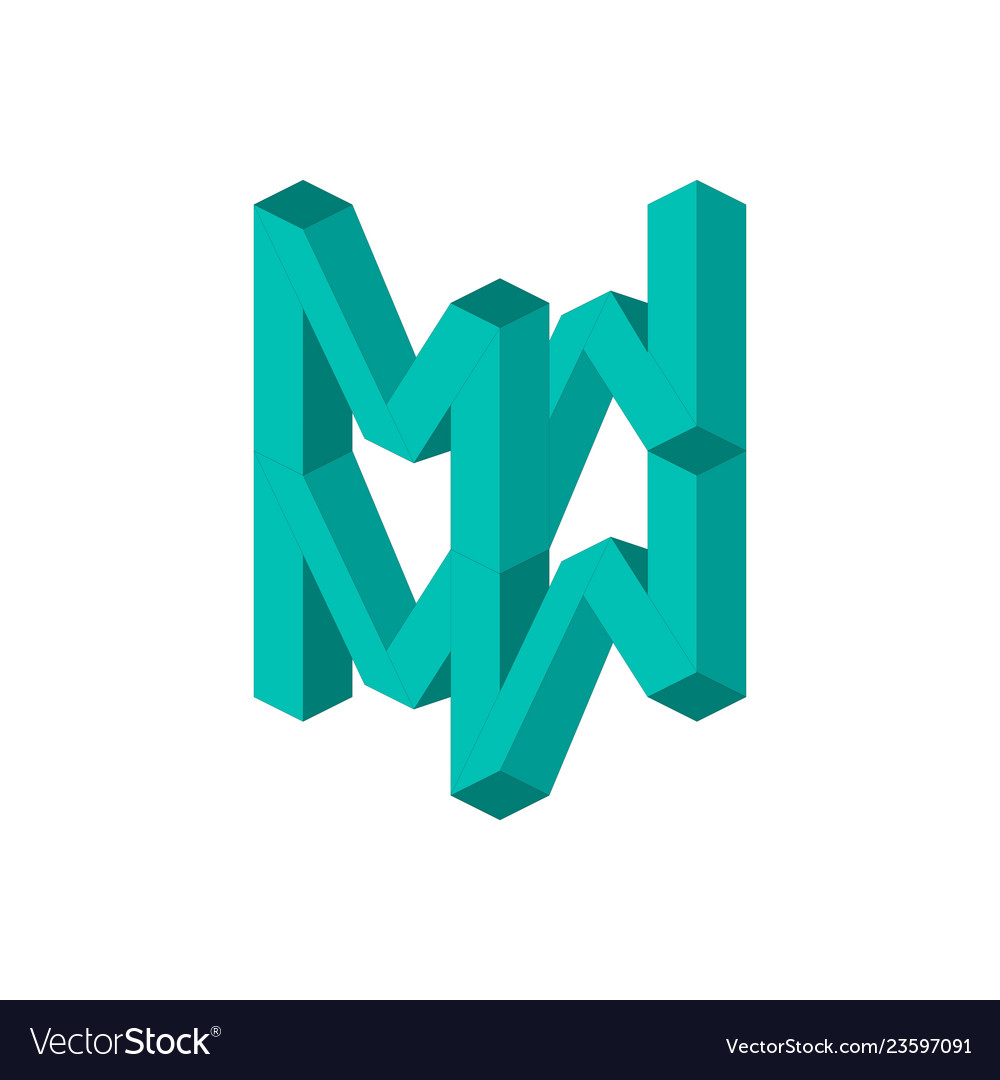 Mw logo monogram