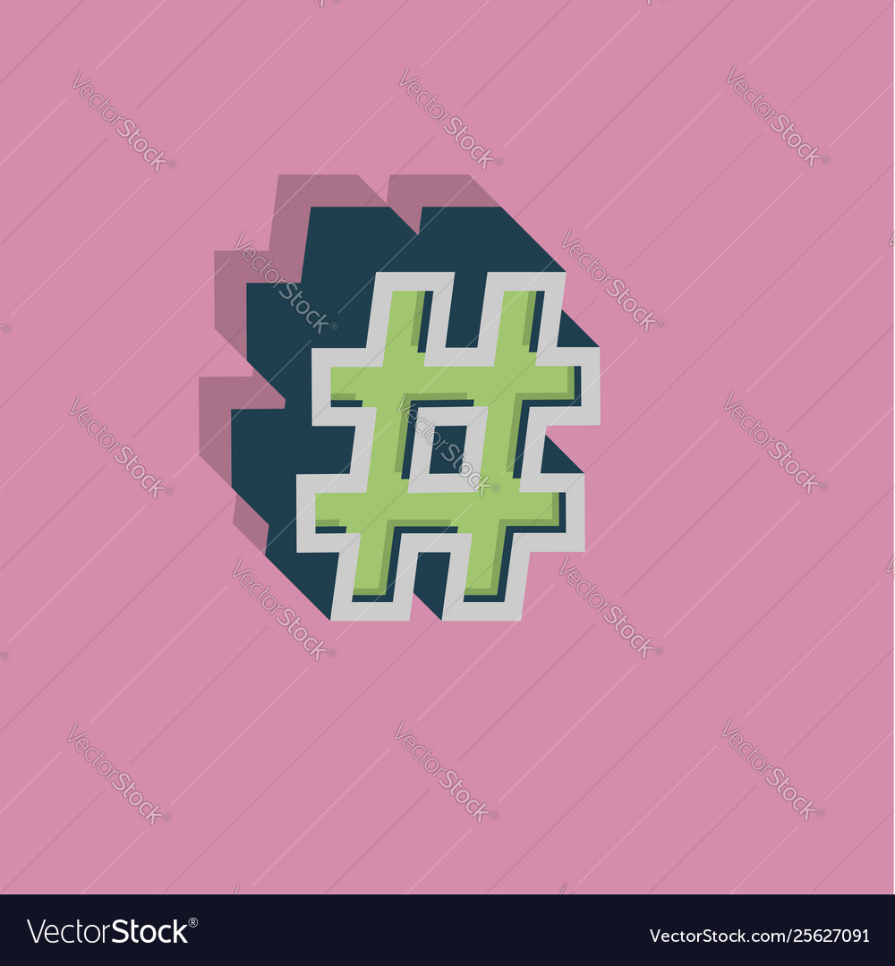 Retro 3d character from a fontset vector image Retro 3d character from a fontset