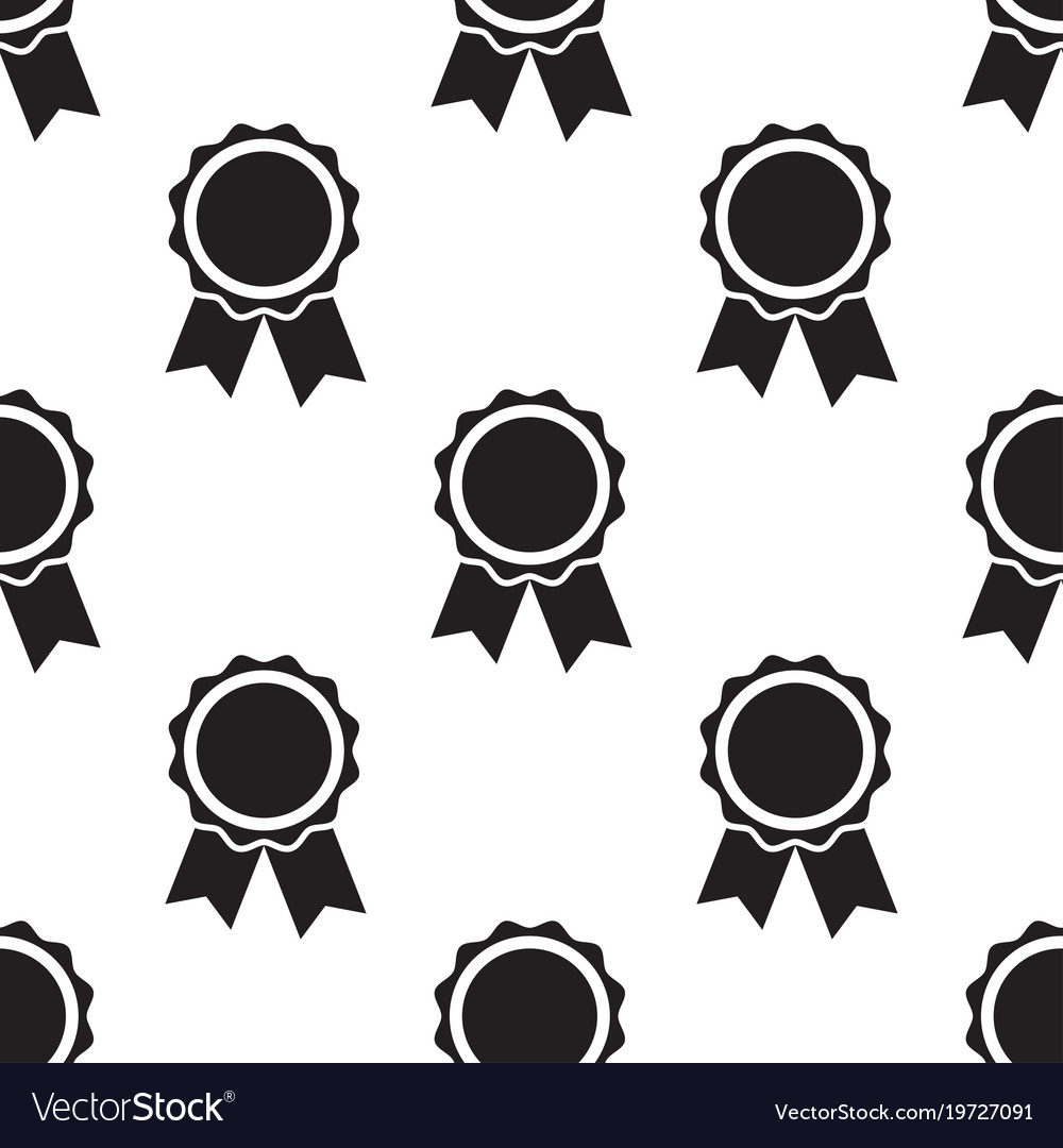 Seamless awards pattern Royalty Free Vector Image