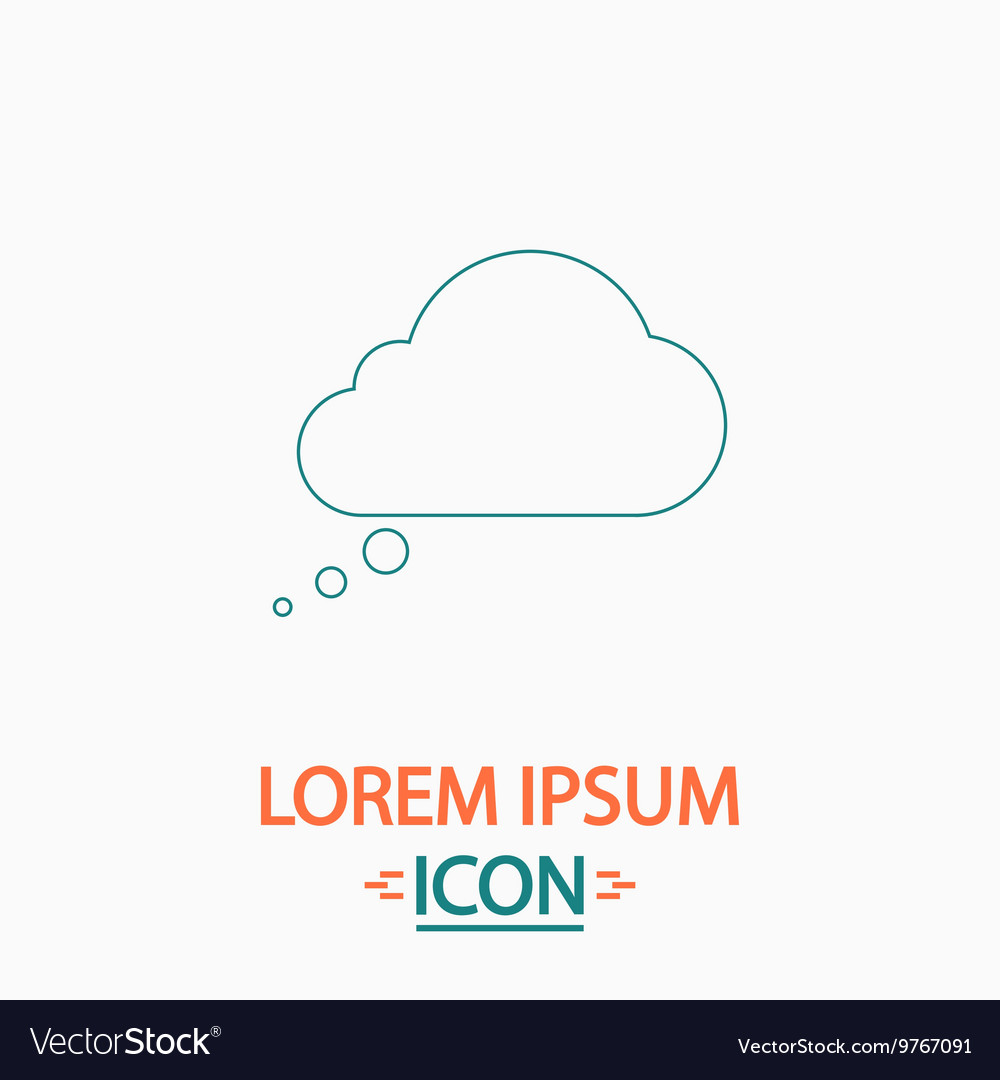 Speech bubble computer symbol