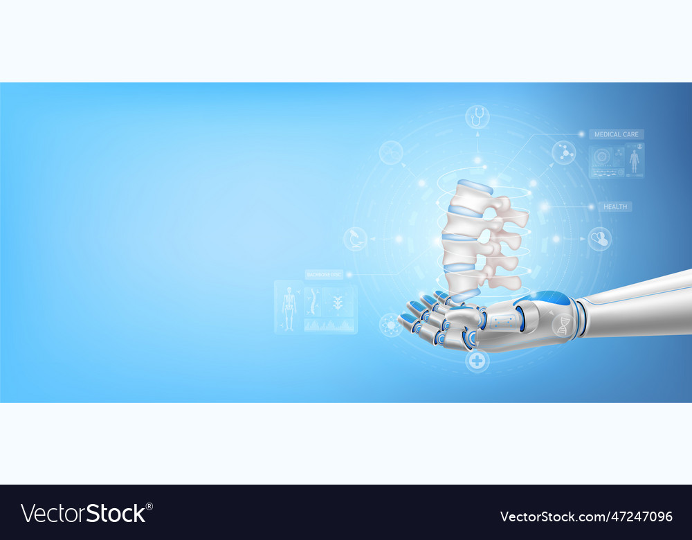 Backbone disc joint float away from in robot hand