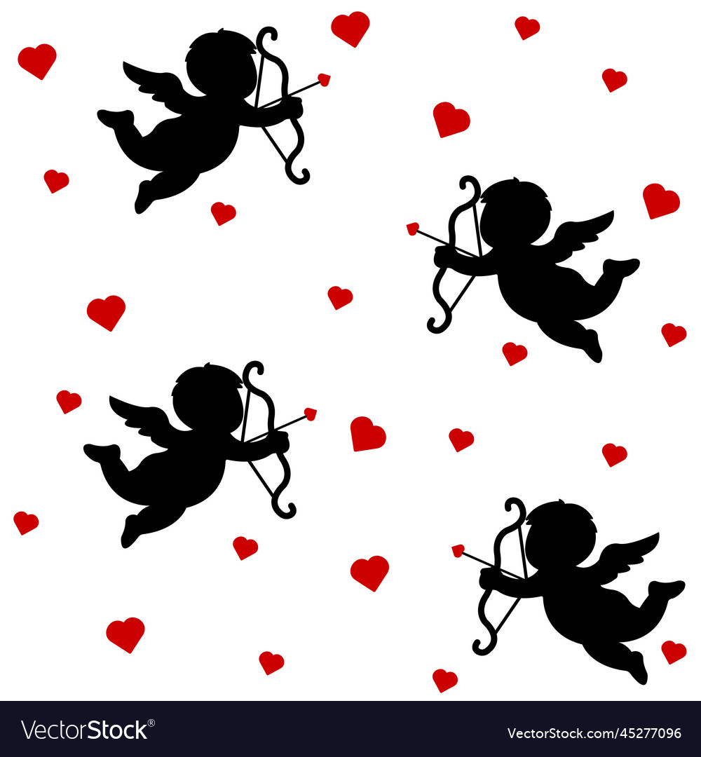 Cupid seamless pattern 2