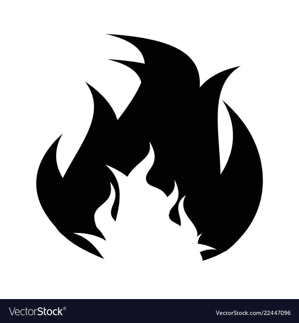 Fire flame icon Royalty Free Vector Image - VectorStock